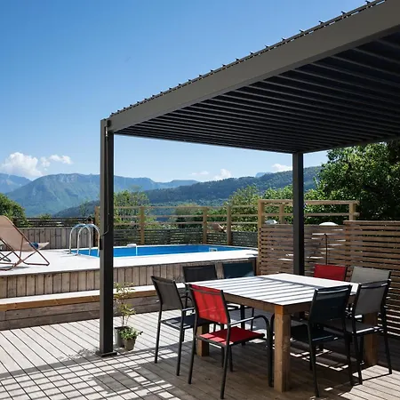 Avec Piscine & Terrasse Vue Montagne Άννεσι